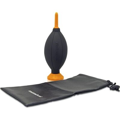 Visible Dust Zee Pro Soufflet avec filtres - Orange - Publicité Visible Dust Zee Pro Soufflet avec filtres - Orange - Publicité