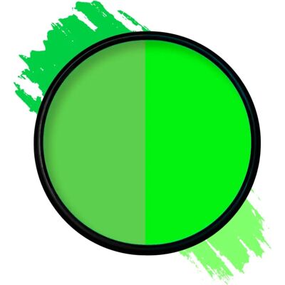 Mehron - Paradise Makeup AQ - Neon Vert - UV - Maquillage Visage et Corps - Publicité Mehron - Paradise Makeup AQ - Neon Vert - UV - Maquillage Visage et Corps - Publicité