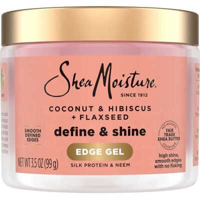 Gel de Contrôle des Bords à la Graine de Lin Shea Moisture - Gel pour Cheveux Bouclés - Publicité Gel de Contrôle des Bords à la Graine de Lin Shea Moisture - Gel pour Cheveux Bouclés - Publicité