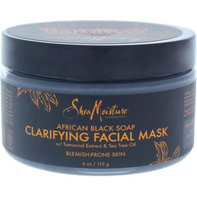 SheaMoisture African Black Soap Facial Mask - Acne-Prone Skin Care SheaMoisture African Black Soap Facial Mask - Acne-Prone Skin Care
