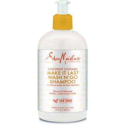 Shea Moisture Coconut Custard Make It Last Wash N ́go Shampoo - Shampoo Shea Moisture Coconut Custard Make It Last Wash N ́go Shampoo - Shampoo
