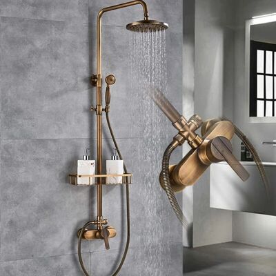 Gojoy - Ottone Retro - Termostatico - Sistema doccia Gojoy - Ottone Retro - Termostatico - Sistema doccia