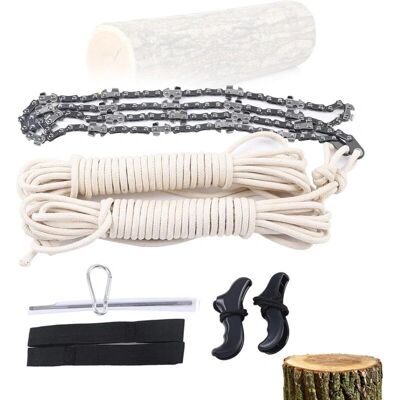 GOJOY - 48-inch Hand Saw Kit - Alta portata - Hand Chain Saw Kit GOJOY - 48-inch Hand Saw Kit - Alta portata - Hand Chain Saw Kit