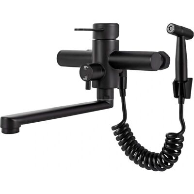 GOJOY - Sprayer360 - Negro - 360° - Grifo de pared GOJOY - Sprayer360 - Negro - 360° - Grifo de pared