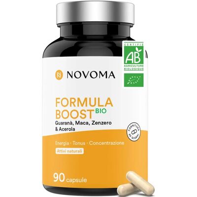 Formule Boost Bio Novoma 90 Gélules - Complément Alimentaire - Publicité Formule Boost Bio Novoma 90 Gélules - Complément Alimentaire - Publicité