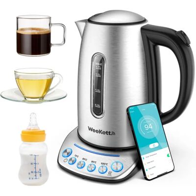 WEEKETT Smart Kettle 2200W Digital Temp Control Kettle WEEKETT Smart Kettle 2200W Digital Temp Control Kettle
