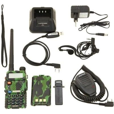 Talkie-Walkie Baofeng UV-5R - Double Bande, Écran, Horloge - Publicité Talkie-Walkie Baofeng UV-5R - Double Bande, Écran, Horloge - Publicité