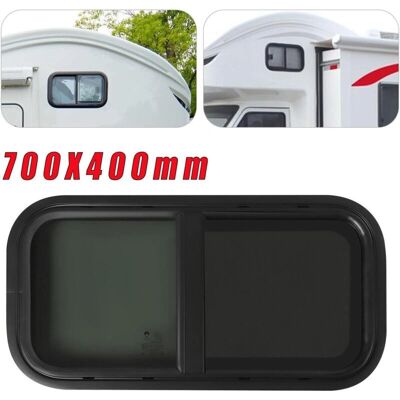 Senderpick - Ventana corredera para caravana - Negro Senderpick - Ventana corredera para caravana - Negro