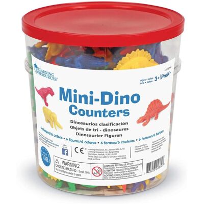 Learning Resources Mini-Dino Telfiguren - Educatief Speelgoed Learning Resources Mini-Dino Telfiguren - Educatief Speelgoed