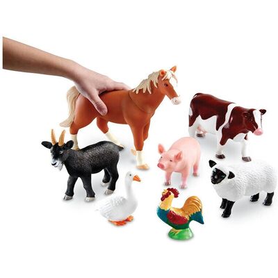 Learning Resources Grote Boerderijdieren - Set van 7 Learning Resources Grote Boerderijdieren - Set van 7