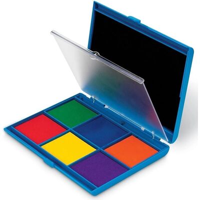 Learning Resources Bloc de tampon encreur jumbo 7 couleurs - Bloc de tampon Learning Resources Bloc de tampon encreur jumbo 7 couleurs - Bloc de tampon