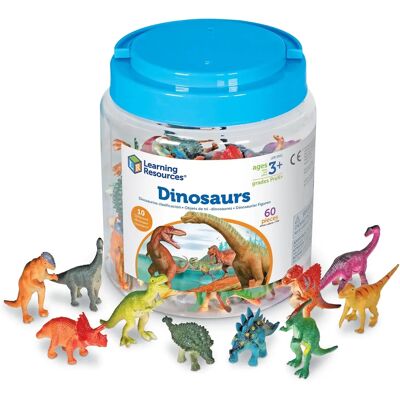Ensemble de Dinosaures Learning Resources - 60 Figures pour Enfants Ensemble de Dinosaures Learning Resources - 60 Figures pour Enfants