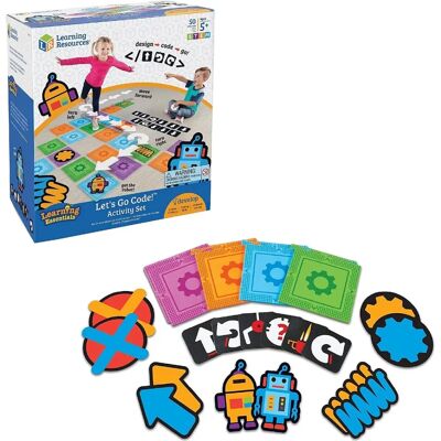 Learning Resources Let's Go Code! Set d'activités - Multicolore - Ensemble éducatif Learning Resources Let's Go Code! Set d'activités - Multicolore - Ensemble éducatif
