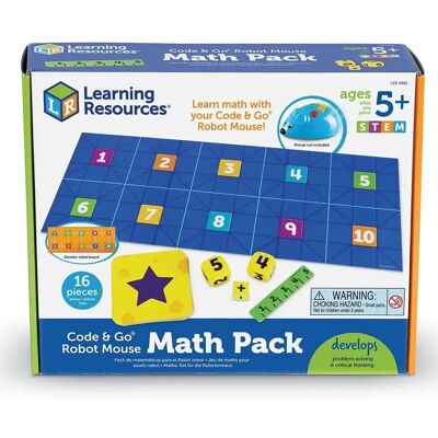 Ressources d'apprentissage Pack Maths et Robot STEM Mouse - Kit Éducatif STEM Ressources d'apprentissage Pack Maths et Robot STEM Mouse - Kit Éducatif STEM