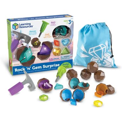 Learning Resources LER2875 Surprise Roche et Gemmes - jouet scientifique pour enfants Learning Resources LER2875 Surprise Roche et Gemmes - jouet scientifique pour enfants