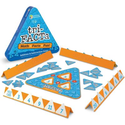 Learning Resources tri-FACTa! Dodawanie i odejmowanie gra - Edukacyjna gra matematyczna dla 6-10 lat Learning Resources tri-FACTa! Dodawanie i odejmowanie gra - Edukacyjna gra matematyczna dla 6-10 lat