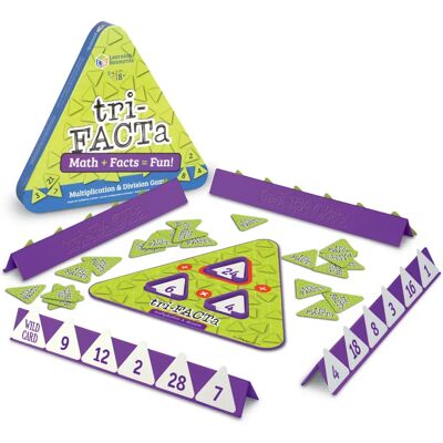 Learning Resources Tri-Fact! Jeu de multiplication et division - Jeu éducatif Learning Resources Tri-Fact! Jeu de multiplication et division - Jeu éducatif
