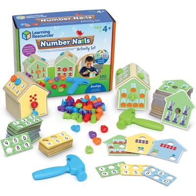 Learning Resources Number Nails Activity Set - Gioco educativo Learning Resources Number Nails Activity Set - Gioco educativo