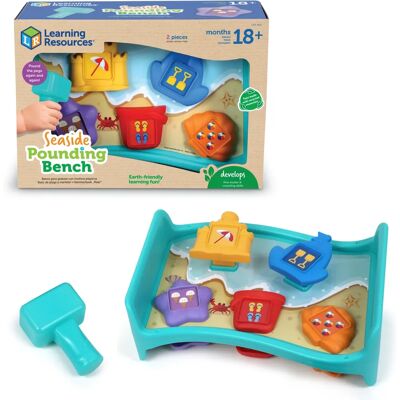 Learning Resources Seaside Pounding Bench - Educational Toy Learning Resources Seaside Pounding Bench - Educational Toy
