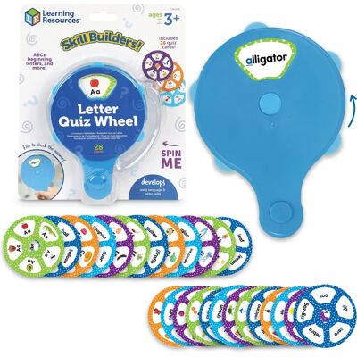 Learning Resources Skill Builders Ruota di Quiz sulle Lettere - Giocattolo Educativo Learning Resources Skill Builders Ruota di Quiz sulle Lettere - Giocattolo Educativo