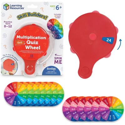 Ruota di Quiz sulla Moltiplicazione - Giocattolo Educativo Ruota di Quiz sulla Moltiplicazione - Giocattolo Educativo