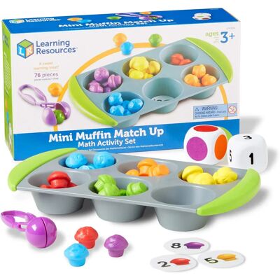 Learning Resources LER5556 Mini Muffin Match Up - Gra Edukacyjna Learning Resources LER5556 Mini Muffin Match Up - Gra Edukacyjna