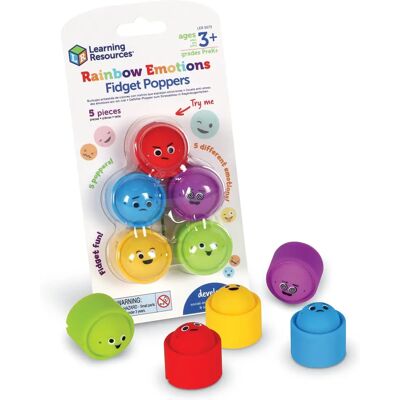 Learning Resources Poppers Émotions Arc-en-ciel - Jouets Sensoriels Learning Resources Poppers Émotions Arc-en-ciel - Jouets Sensoriels