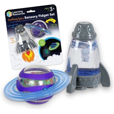 Learning Resources LER5580 Ensemble Fidget Sensoriel Spatial - Jouet éducatif Learning Resources LER5580 Ensemble Fidget Sensoriel Spatial - Jouet éducatif
