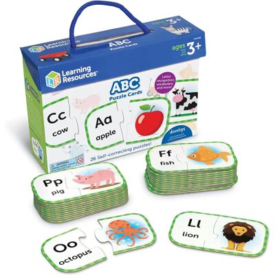 Learning Resources ABC Puzzle Cards - Karty do układania Learning Resources ABC Puzzle Cards - Karty do układania