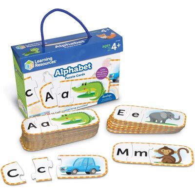 Learning Resources Cartes de l'Alphabet - Auto-correctives, Maternelle Learning Resources Cartes de l'Alphabet - Auto-correctives, Maternelle