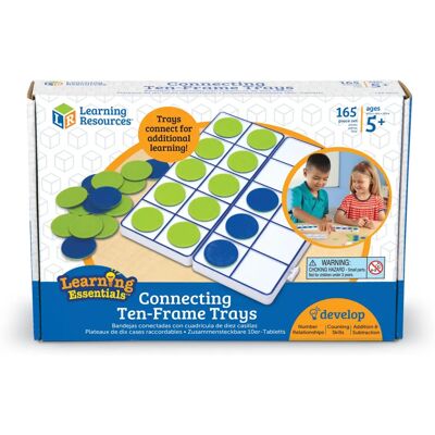 Learning Resources LER6650 Connecting Ten-Frame Trays - learning toy Learning Resources LER6650 Connecting Ten-Frame Trays - learning toy