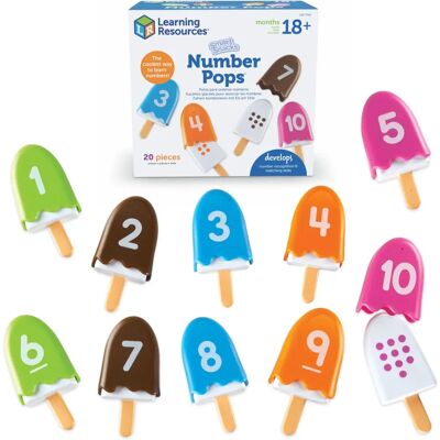 Learning Resources LER7344 Smart Snacks Numberpops - Ensemble éducatif Learning Resources LER7344 Smart Snacks Numberpops - Ensemble éducatif