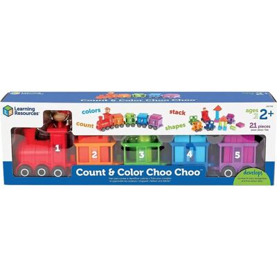 Learning Resources LER7742 Jouet train coloré et comptage - Jouet éducatif Learning Resources LER7742 Jouet train coloré et comptage - Jouet éducatif