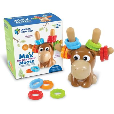 Learning Resources Max L'élan de Motricité Fine - Jouet Éducatif Learning Resources Max L'élan de Motricité Fine - Jouet Éducatif