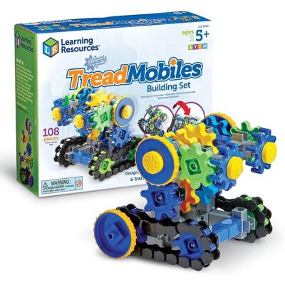 Learning Resources Gears! Gears! Gears! Treadmobiles Building Set - Set di costruzione Learning Resources Gears! Gears! Gears! Treadmobiles Building Set - Set di costruzione