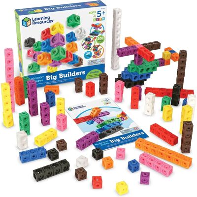 Learning Resources LER9291 Blocs Mathématiques Éducatifs - 200 Cubes Learning Resources LER9291 Blocs Mathématiques Éducatifs - 200 Cubes