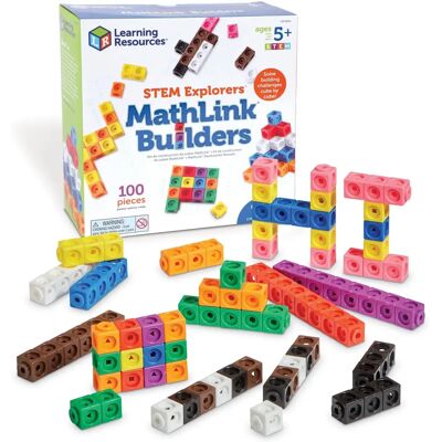 Learning Resources LER9294 Stem Starters Mathlink Builders - Educational Building Set Learning Resources LER9294 Stem Starters Mathlink Builders - Educational Building Set