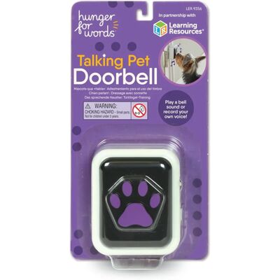 Hunger for Words Talking Pet Doorbell - 10.2x19.1 cm - Pet Training Tool Hunger for Words Talking Pet Doorbell - 10.2x19.1 cm - Pet Training Tool