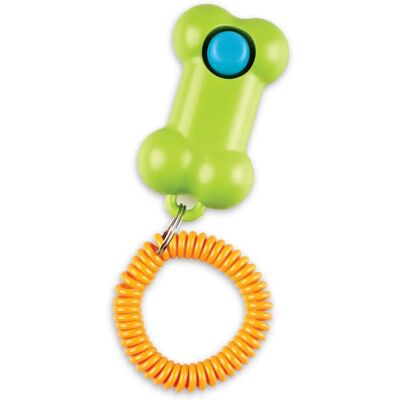 Brightkins Smarty Pooch Training Clicker Bone - Hondentraining Tool Brightkins Smarty Pooch Training Clicker Bone - Hondentraining Tool