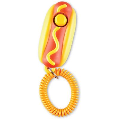 BrightKins Hotdog Trainings-Clicker - Clicker voor honden BrightKins Hotdog Trainings-Clicker - Clicker voor honden