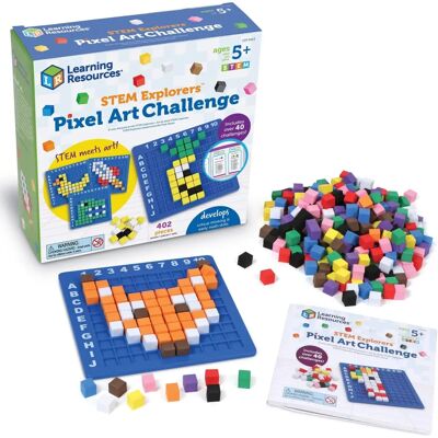 Learning Resources Wyzwanie Pixel Art - Puzzle STEM 5-8 lat Learning Resources Wyzwanie Pixel Art - Puzzle STEM 5-8 lat