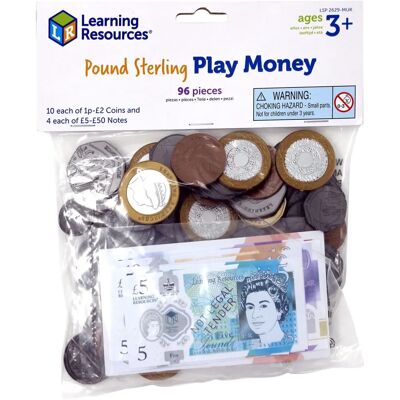 Learning Resources UK Money Pack - Caissier Jouet - Jouet Éducatif Learning Resources UK Money Pack - Caissier Jouet - Jouet Éducatif
