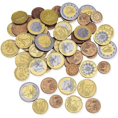 Ensemble de pièces d'euro Learning Resources - 100 pièces pour enfants Ensemble de pièces d'euro Learning Resources - 100 pièces pour enfants