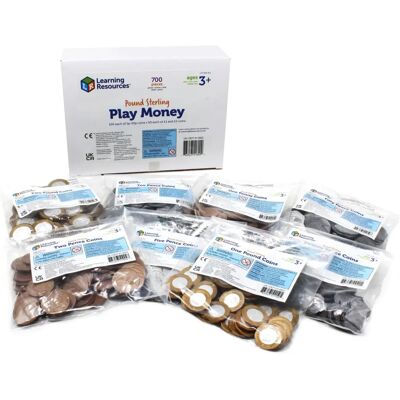 Learning Resources Bulk Play Money Pack - 700 Coins Learning Resources Bulk Play Money Pack - 700 Coins
