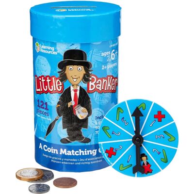 Learning Resources Little Banker Juego de Coin Matching - Juego Educativo Learning Resources Little Banker Juego de Coin Matching - Juego Educativo