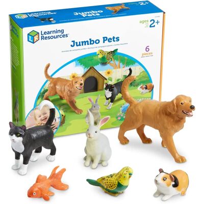 Learning Resources Jumbo Pets - Ensemble de Figurines Éducatives - Publicité Learning Resources Jumbo Pets - Ensemble de Figurines Éducatives - Publicité