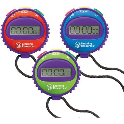 Learning Resources Cronometro Semplice - Timer Digitale per Bambini Learning Resources Cronometro Semplice - Timer Digitale per Bambini