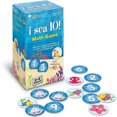 Learning Resources I Sea 10! Game - Educational Math Toy for Kids Learning Resources I Sea 10! Game - Educational Math Toy for Kids