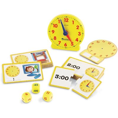 Learning Resources Zestaw Aktywności Czasu - Cyfrowy i Analogowy Narzędzie do Nauki Learning Resources Zestaw Aktywności Czasu - Cyfrowy i Analogowy Narzędzie do Nauki