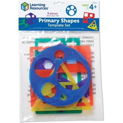 Learning Resources Ensemble de gabarits de formes primaires - Formes, Rectangle, Multicolore - Learning Resources - Publicité Learning Resources Ensemble de gabarits de formes primaires - Formes, Rectangle, Multicolore - Learning Resources - Publicité